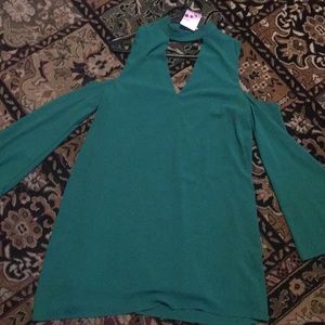 Emerald dress. With tags